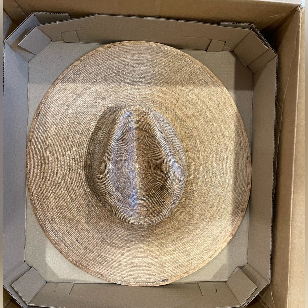 Lack of Color Palma Wide Fedora L-XL / Straw Natural